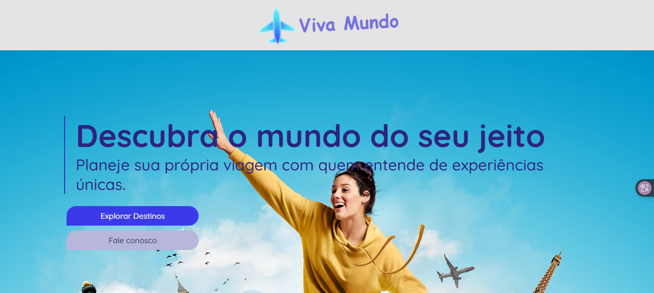 Projeto - Site Institucional Viva Mundo